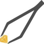 diamond in tweezers icon